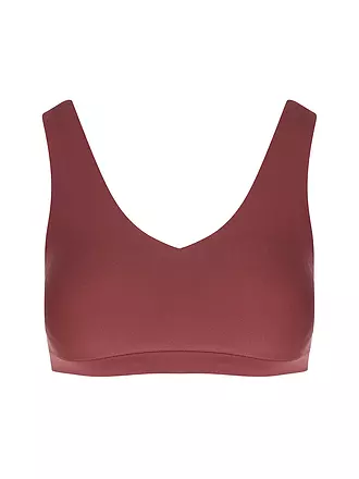 CHANTELLE | Bustier "Soft Stretch" (Nude) | dunkelrot